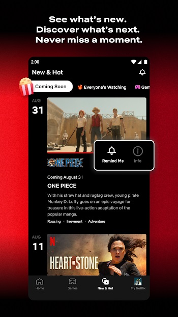 netflix for android
